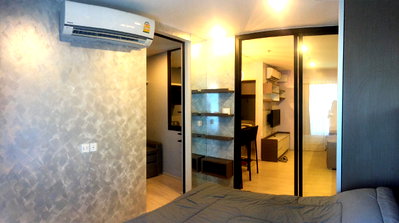 คอนโดให้เช่า : Available for rent! Life Asoke. A Cozy 1 Bedroom with spacious 1 Bedplus size 35sqm. High floor. Ready to move in.