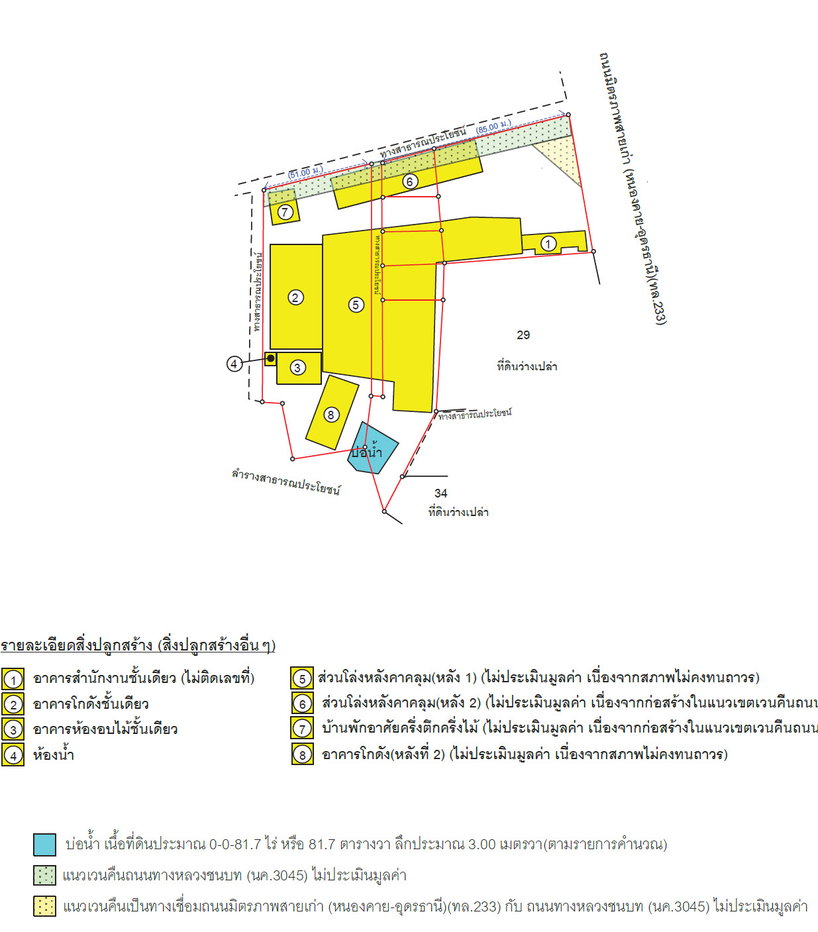 รูป ที่ดินพร้อมสิ่งปลูกสร้าง 3107 ตร.วา อำเภอเมืองหนองคาย จังหวัดหนองคาย 57.4M - รูปที่ 5/16