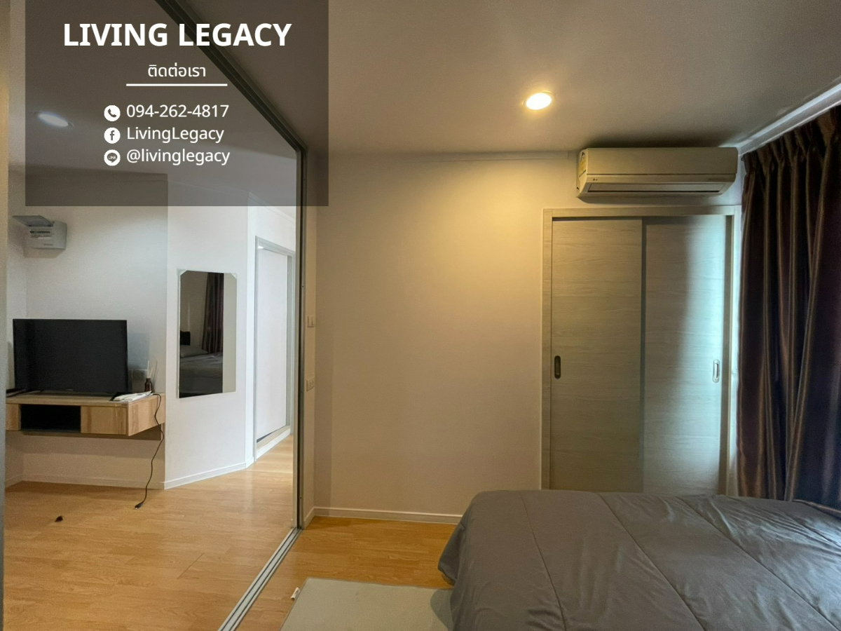 รูป SSYXBN เช่าด่วน คอนโด Lumpini Place Srinakarin - Huamark Station 26 ตร.ม. | ชั้น 25 | 1 นอน 1 น้ำ | 12,000 บาท/เดือน | LINE: @livinglegacy - รูปที่ 7/16
