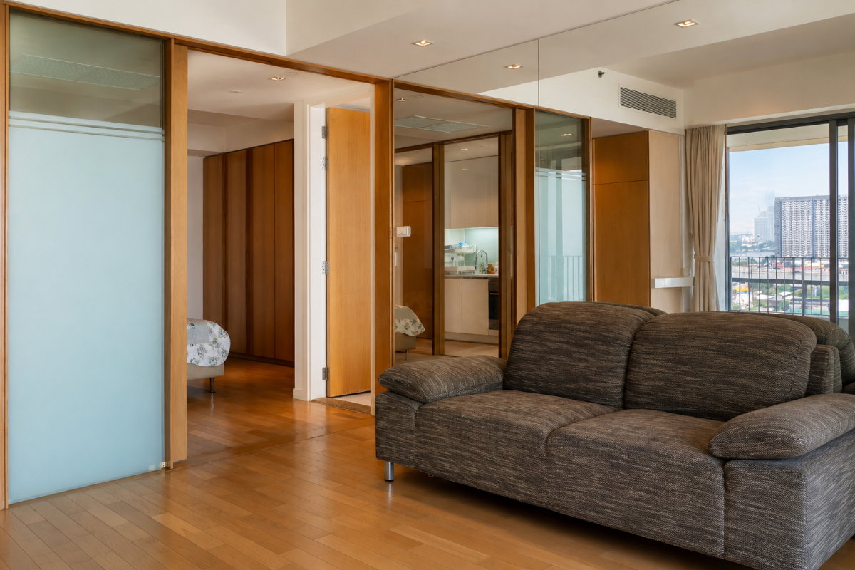 รูป 🔥 ราคาหลุดจอง! คอนโดหรูติดแม่น้ำThe Pano Rama 3 ห้องพร้อมอยู่ Fully Furnished วิวเมือง Luxury Skyline - รูปที่ 8/9