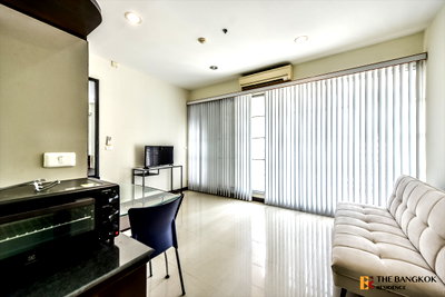 Condos for sale : 🌆 Baan Klang Krung Siam–Pathumwan , Spacious 48.15 sq.m. corner unit with a great view, near BTS Ratchathewi