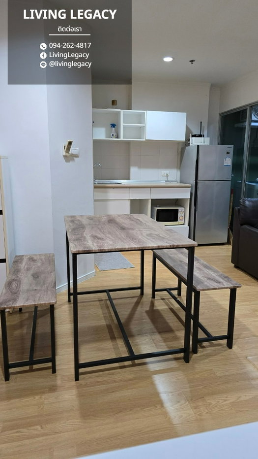 รูป SM63SZ เช่าด่วน คอนโด Lumpini Place Srinakarin 2 นอน 2 น้ำ 52 ตร.ม. ชั้น 18 พร้อมเฟอร์นิเจอร์ 25,000 บาท/เดือน LINE: @livinglegacy - รูปที่ 23/42