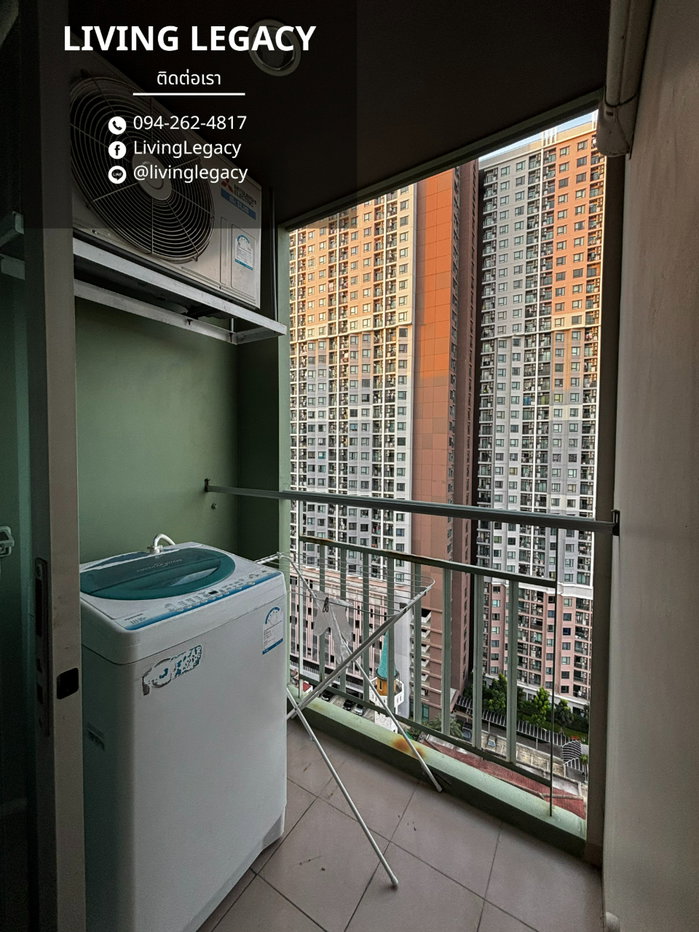 รูป SM63SZ เช่าด่วน คอนโด Lumpini Place Srinakarin 2 นอน 2 น้ำ 52 ตร.ม. ชั้น 18 พร้อมเฟอร์นิเจอร์ 25,000 บาท/เดือน LINE: @livinglegacy - รูปที่ 36/42