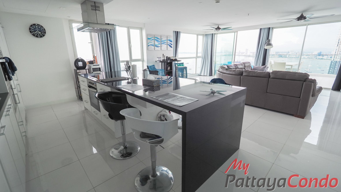 picture 🛏️ 3 Bed - 🛁 4 Bath - 🏙️ Sea View - 🌏 FOREIGN name - 🏢 Sky Residences Pattaya - Ref: AMR97 - 18/37