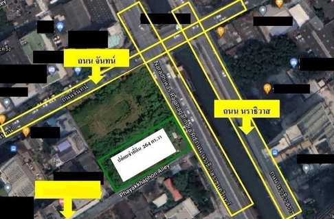 LTH7889-R267 - Land for Rent Sathorn | Near BTS Chong Nonsi | 270K/Month | ที่ดินให้เช่า สาทร