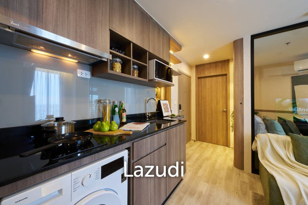 รูป 42.96 sqm high-floor 2 bed condo at Ideo Mobi Sukhumvit East Point Bangna - รูปที่ 4/12