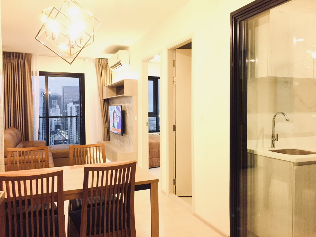 รูป *Best Price ‼️ให้เช่า Life Asoke ห้องสวย ตกแต่งเฟอร์ครบ น่าอยู่มาก ชั้นสูง วิวเมือง พร้อมอยู่ ✨ DS3794 | Line @dstay - รูปที่ 2/11