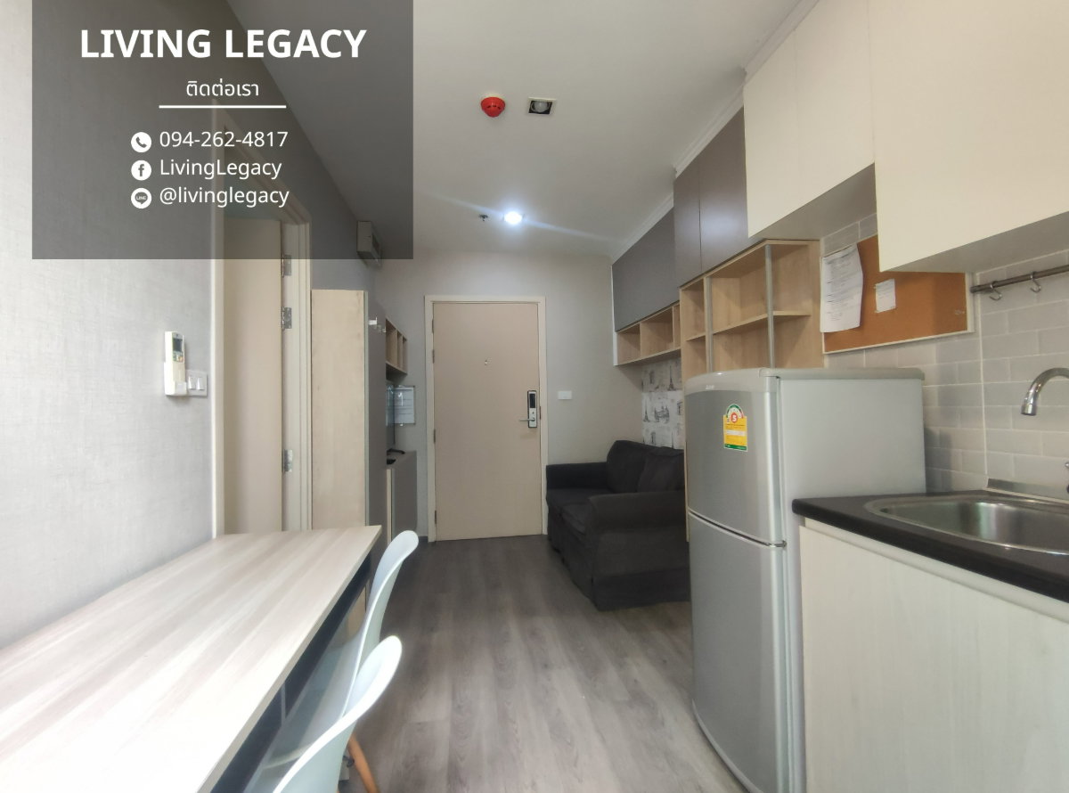 รูป SIIE97 เช่าด่วน คอนโด Rich Park @ Triple Station 29 ตร.ม. | ชั้น 6 | 1 นอน 1 น้ำ | 12,000 บาท/เดือน | LINE: @livinglegacy - รูปที่ 8/14