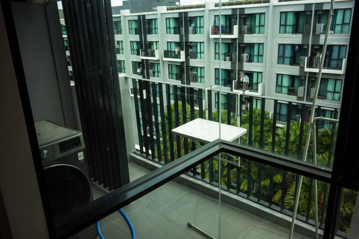 รูป 🏡 ให้เช่า Kave Town Shift 13,000฿💖 ✨ ตึก D ชั้น 8 ห้องระเบียงยื่น วิวสระ ✅️ พร้อมเข้าอยู่ - รูปที่ 3/16