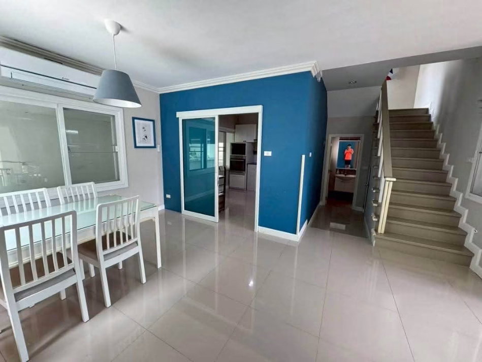 รูป 🏡 บ้านให้เช่า บ้านเดี่ยว 2 ชั้น ** แปลงมุม ** ในโครงการคุณภาพ ใกล้สนามบินเชียงใหม่ โซนแม่เหียะ บรรยากาศเงียบสงบ ปลอดภัย รปภ. 24 ชม. - รูปที่ 4/17