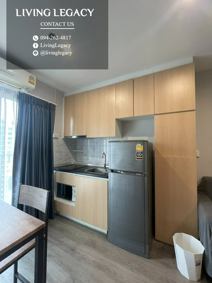 รูป SIIDEL เช่าด่วน คอนโด Rich Park @ Triple Station 27 ตร.ม. | ชั้น 21 | 1 ห้องนอน | 1 ห้องน้ำ 12,000 บาท/เดือน line id : @livinglegacy - รูปที่ 13/28