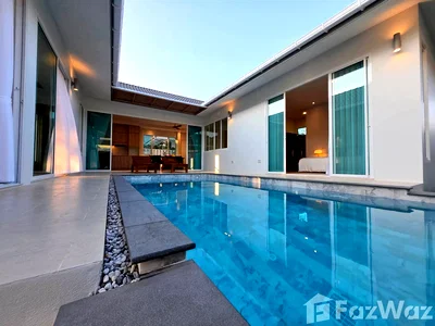 Houses for rent Hin Lek Fai, Prachuap Khiri Khan : Modern 3-Bedroom Private Pool Villa in Hua Hin 6592167