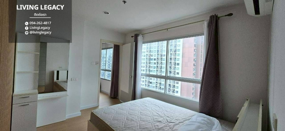 รูป SM63SZ เช่าด่วน คอนโด Lumpini Place Srinakarin 2 นอน 2 น้ำ 52 ตร.ม. ชั้น 18 พร้อมเฟอร์นิเจอร์ 25,000 บาท/เดือน LINE: @livinglegacy - รูปที่ 5/42