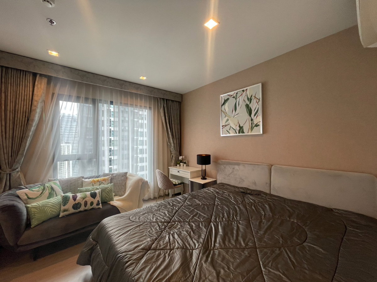 รูป 🌳🌳For rent Life Asoke rama9🌳🌳 ห้องสวย พร้อมอยู่ แต่งสวย จัดเต็ม มีหลายห้องให้เลือกชม ID LINE : @190evxgl - รูปที่ 5/10