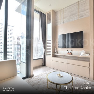 เช่าคอนโด 🌇 The Esse Asoke 1นอน 37ตร.ม.  35K ☄️ ยูนิตสวย วิวโล่ง ใกล้ MRT สุขุมวิท 
