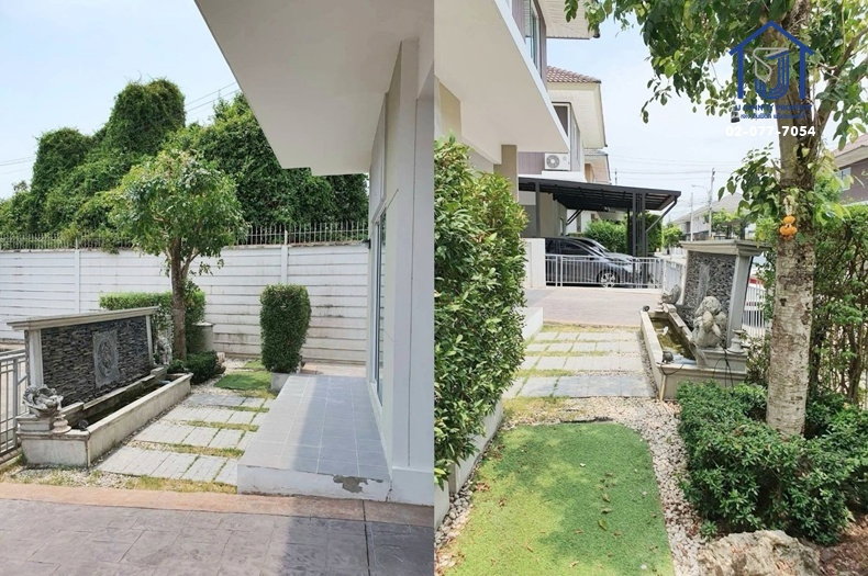 รูป ขายบ้านแฝด 2ชั้น หมู่บ้านเพอร์เฟค พาร์ค ราชพฤกษ์ - 346 หลังมุมติดสวน ถนนราชพฤกษ์ ใกล้เซ็นทรัล เวสต์วิลล์ - รูปที่ 2/9