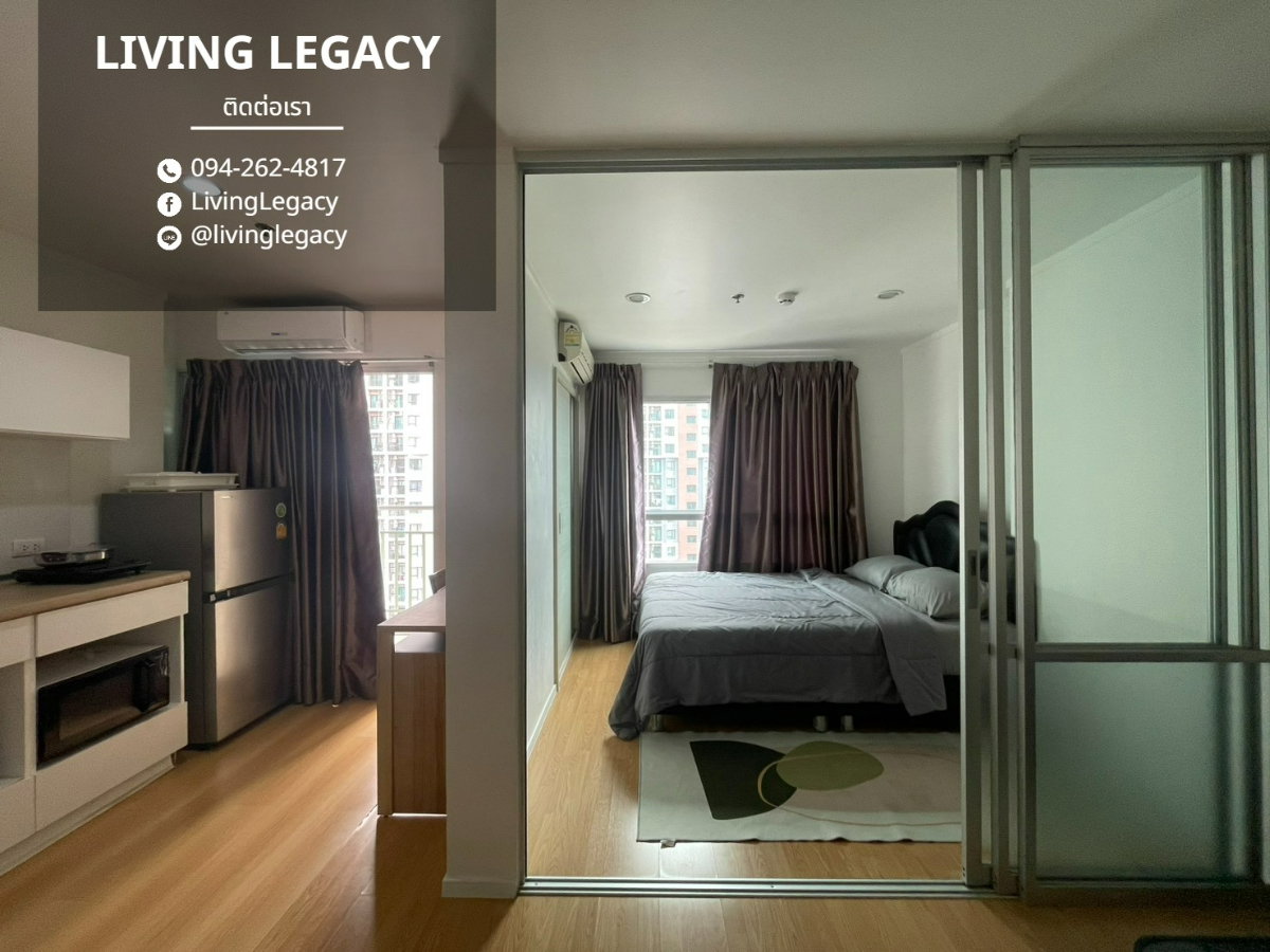 รูป SSYXBN เช่าด่วน คอนโด Lumpini Place Srinakarin - Huamark Station 26 ตร.ม. | ชั้น 25 | 1 นอน 1 น้ำ | 12,000 บาท/เดือน | LINE: @livinglegacy - รูปที่ 2/16
