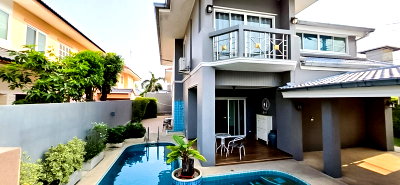 เช่าบ้านเดี่ยว ชลบุรี : Pool Villa for Rent Jomtien Chaiyaphruek 4 Bedroom Private Pool