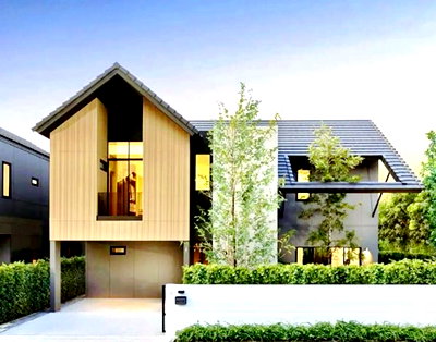 Houses for rent Don Mueang Airport : Watcharaphon Post Office 400 m. 2-storey detached house, 3 bedrooms, 3 bathrooms, fully decorated with built-ins. Suitable for living, convenient