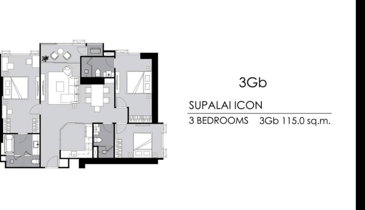 รูป #A124453 ✅ 17/7/69  ให้เช่า Supalai Icon Sathorn📲📢สอบถาม ld line @condoboy - รูปที่ 9/9