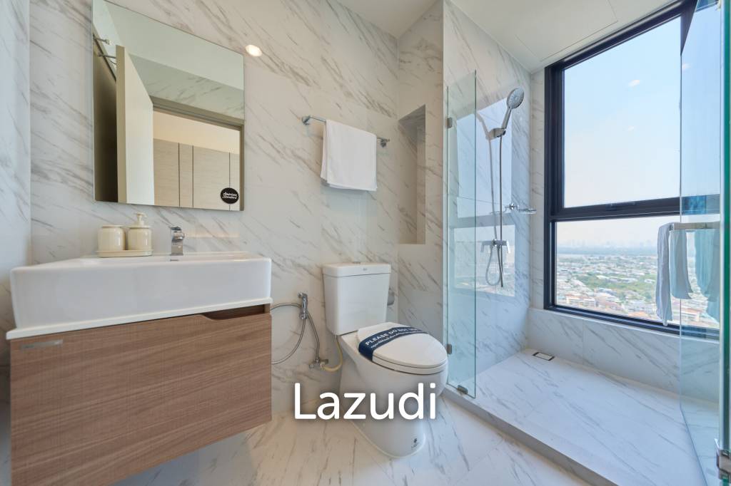 รูป 42.96 sqm high-floor 2 bed condo at Ideo Mobi Sukhumvit East Point Bangna - รูปที่ 11/12