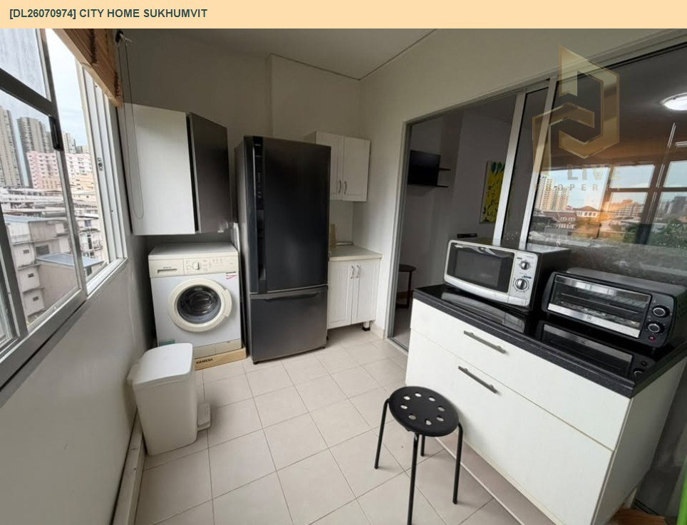รูป DL26070974 ให้เช่าคอนโด ซิตี้ โฮม สุขุมวิท (City Home Sukhumvit) ใกล้ BTS อุดมสุข พร้อมเข้าอยู่ โทรด่วน 0653619502 LineID @952jdxxk - รูปที่ 6/9
