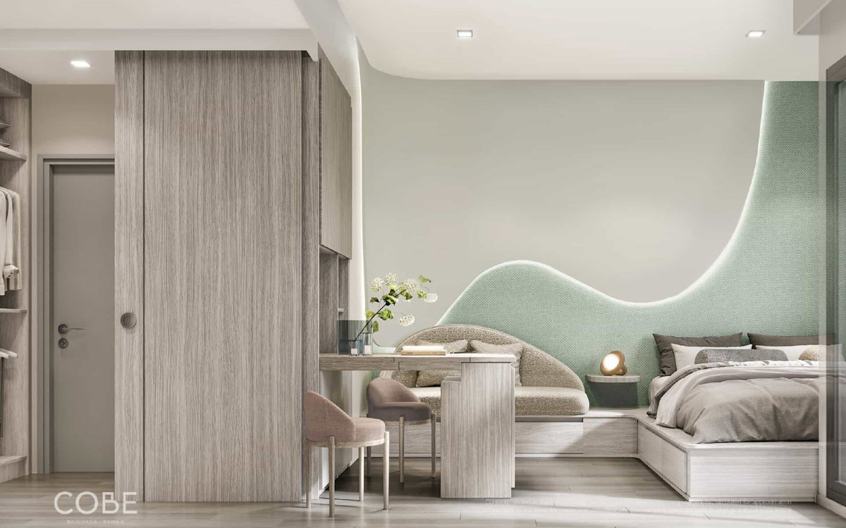 รูป 🔥 COBE Ratchada – Rama 9 | ห้องสตูดิโอ ชั้น 18 วิวเปิดโล่ง เพียง 15,000 บาท/เดือน แต่งครบ ห้องพร้อมเข้าอยู่ ✨ - รูปที่ 23/25