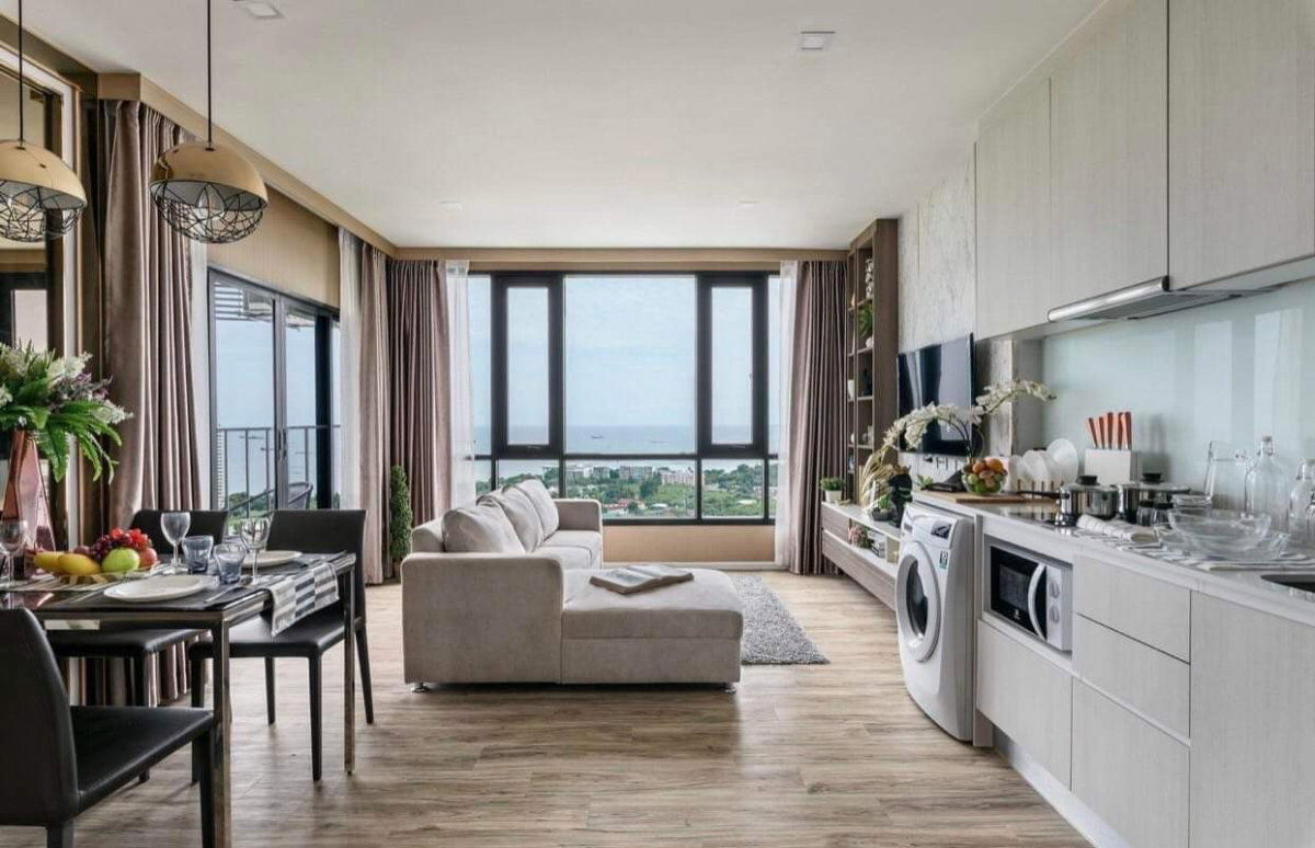 รูป SP131📍ให้เช่า (For Rent) KnightsBridge The Ocean Sriracha Tel: 064-242-6068,099-690-3486 - รูปที่ 2/14