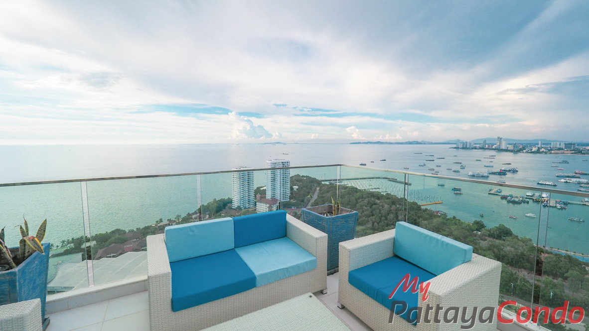 picture 🛏️ 3 Bed - 🛁 4 Bath - 🏙️ Sea View - 🌏 FOREIGN name - 🏢 Sky Residences Pattaya - Ref: AMR97 - 35/37