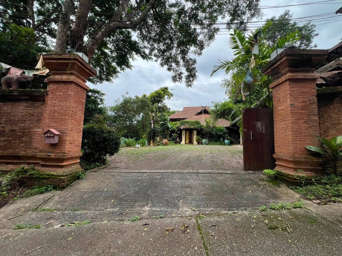 ให้เช่าบ้านทรงไทย 3 ชั้น ท่ามกลางธรรมชาติ บนดอยบ้านปง อำเภอหางดง เชียงใหม่ (R1352) T.0946511456