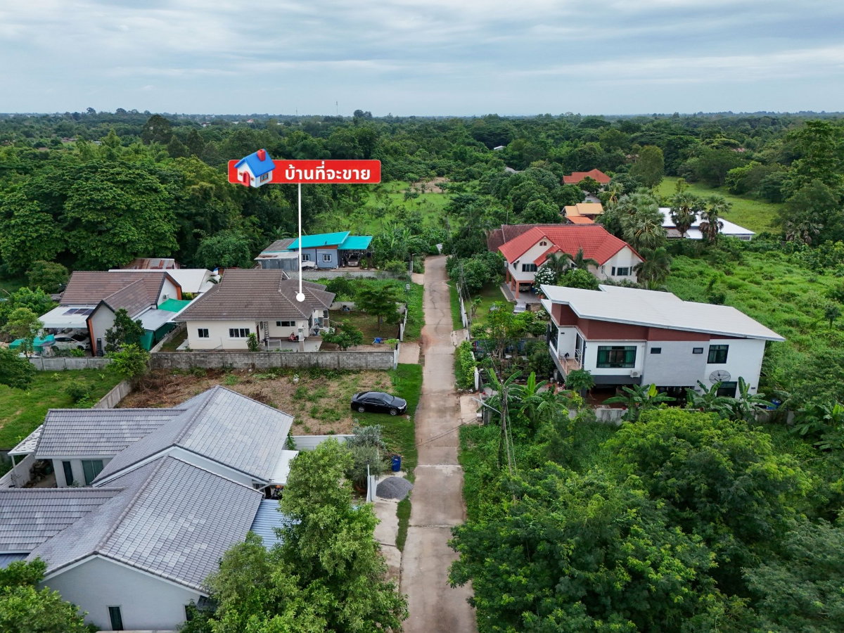 รูป ขายบ้านสวน ขอนแก่น บนที่ดิน 100 ตร.วา ใกล้บึงทุ่งสร้าง | 3 ห้องนอน - รูปที่ 1/13