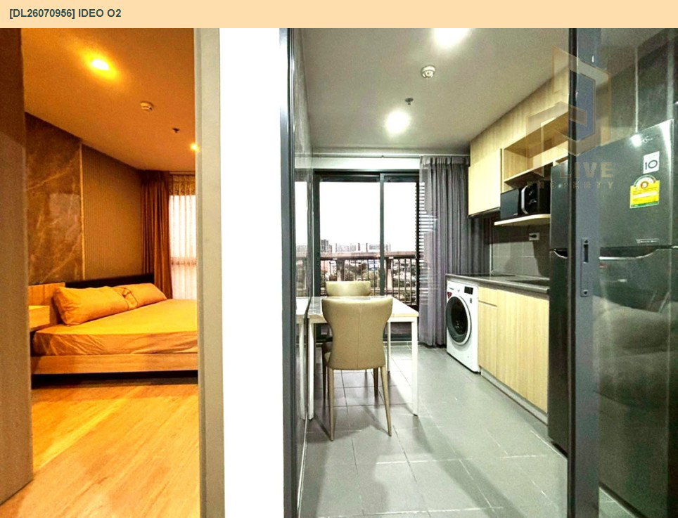 รูป DL26070956 ให้เช่าคอนโด ไอดีโอ โอทู (IDEO O2) ใกล้ BTS บางนา พร้อมเข้าอยู่ โทรด่วน 0614453194 LineID @952jdxxk - รูปที่ 8/9