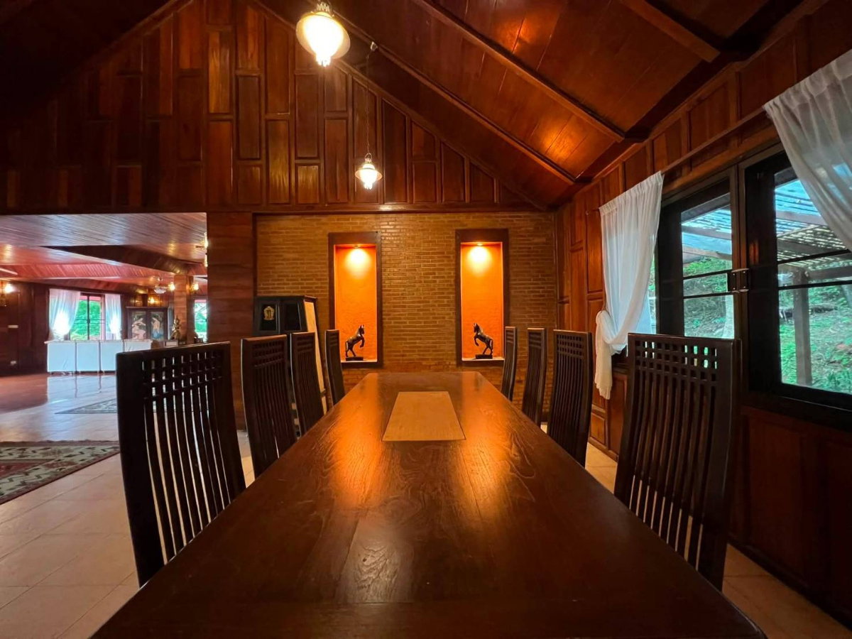 รูป ให้เช่าบ้านทรงไทย 3 ชั้น ท่ามกลางธรรมชาติ บนดอยบ้านปง อำเภอหางดง เชียงใหม่ (R1352) T.0946511456 - รูปที่ 21/28