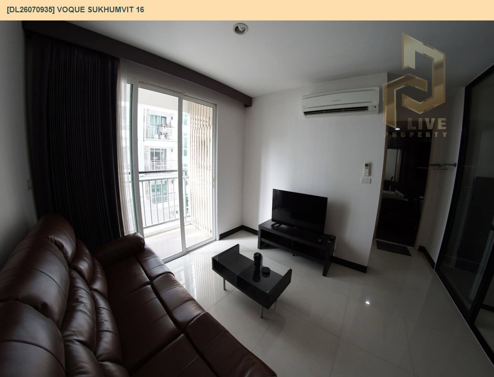 รูป DL26070935 ขายคอนโด โว๊ค สุขุมวิท 16 (Voque Sukhumvit 16) ใกล้ BTS อโศก พร้อมเข้าอยู่ โทรด่วน 0638692663 LineID @952jdxxk - รูปที่ 8/13