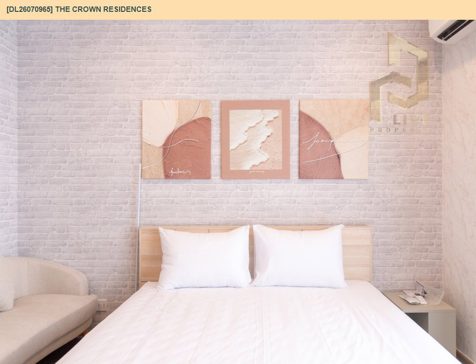 รูป DL26070965 ให้เช่าคอนโด เดอะ คราวน์ เรสซิเดนท์เซส (The Crown Residences) ใกล้ - พร้อมเข้าอยู่ โทรด่วน 0638692663 LineID @952jdxxk - รูปที่ 4/7