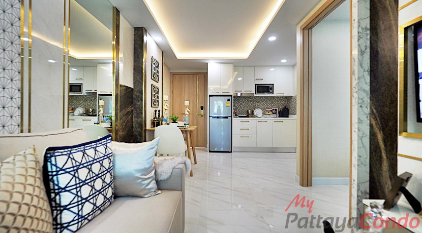 รูป 🛏️ 1 ห้องนอน - 🛁 1 ห้องน้ำ - 🏙️ Pool View - 🇹🇭 ชื่อไทย - 🏢 Dusit Grand Park 2 Pattaya - รหัส: DUSIT2P18 - รูปที่ 3/17