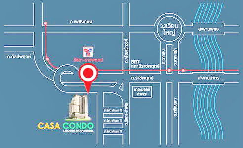 รูป ให้เช่า CASA รัชดา-ท่าพระ BTS ตลาดพลู ( ห้องว่าง 2 ส.ค ) - รูปที่ 10/10