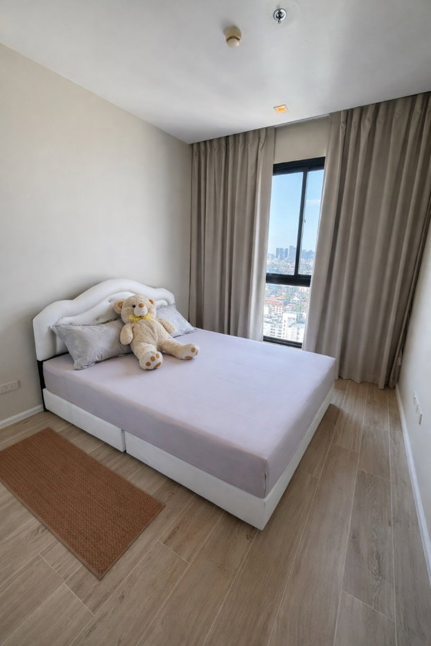 รูป Available for rent! Quinn Ratchada17. A Cozy Spacious 2 Bedroom with 65 sqm.size. Fully furnished with high floor. Ready to move in. - รูปที่ 9/14