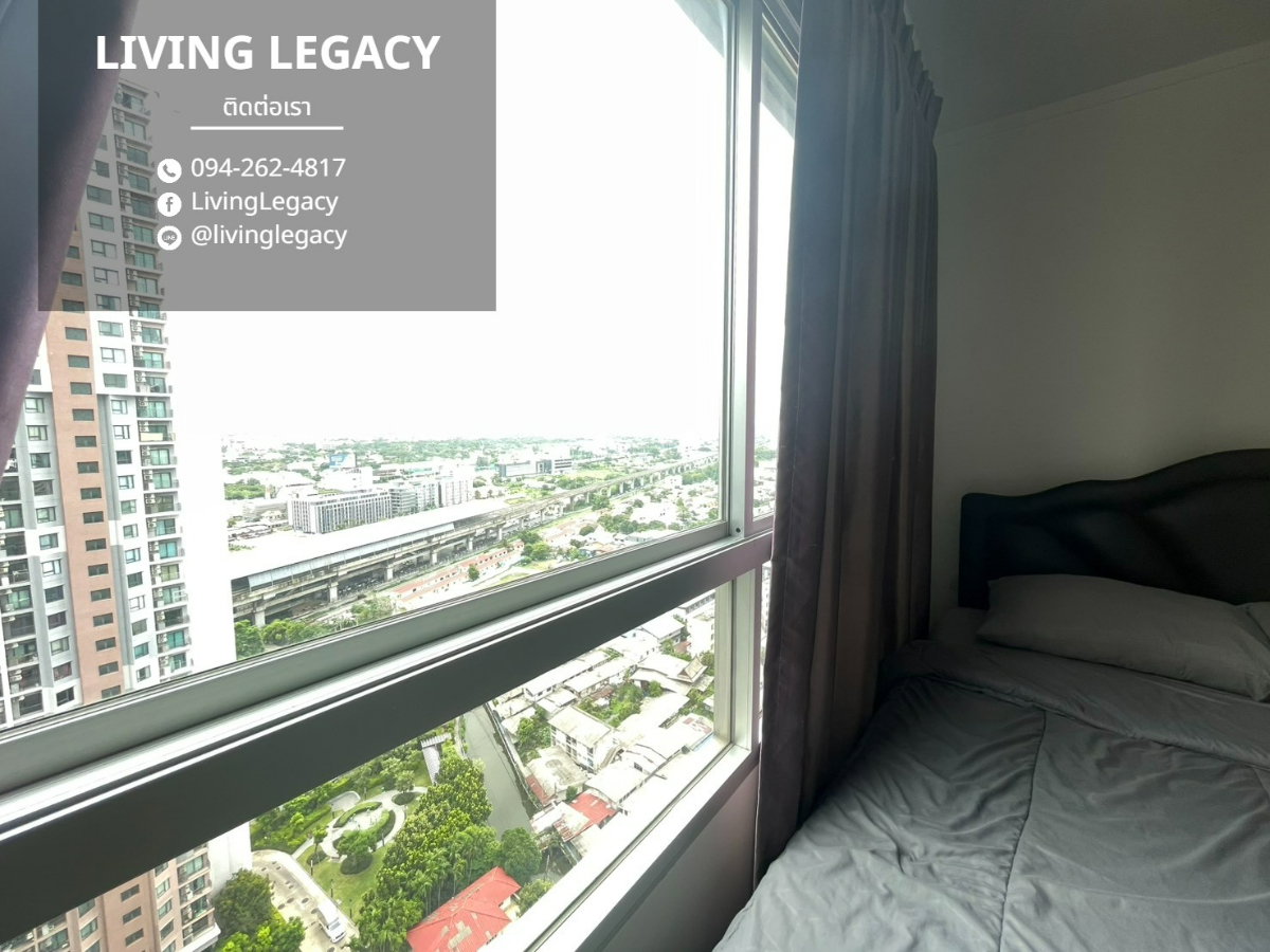 รูป SSYXBN เช่าด่วน คอนโด Lumpini Place Srinakarin - Huamark Station 26 ตร.ม. | ชั้น 25 | 1 นอน 1 น้ำ | 12,000 บาท/เดือน | LINE: @livinglegacy - รูปที่ 16/16