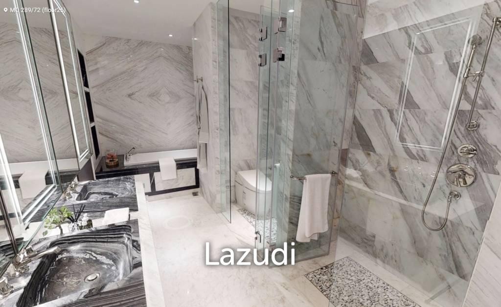 รูป 165 sqm luxury 2 bedroom condo on 26th floor Khlong San Bangkok - รูปที่ 16/17