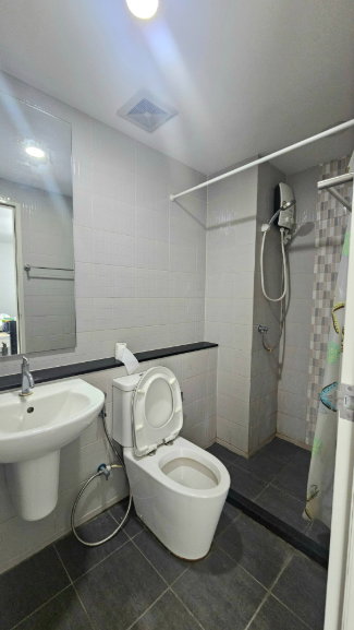 รูป คอนโดให้เช่า เดอะ มิดด์ คอนโด (The Midd Condo) มีเครื่องซักผ้า พร้อมอยู่ ใกล้ MRT ตลาดบางใหญ่ (MID120) - รูปที่ 5/10