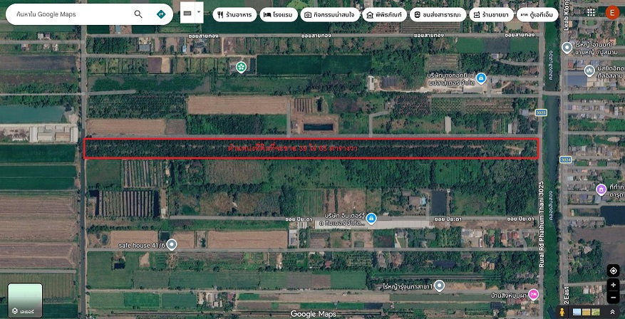 รูป ขายที่ดิน 39 ไร่ 63 ตร.ว. คลอง 12 หนองเสือ ปทุมธานี พื้นที่สีชมพู ติดถนน 4 ด้าน เหมาะลงทุน - รูปที่ 1/13