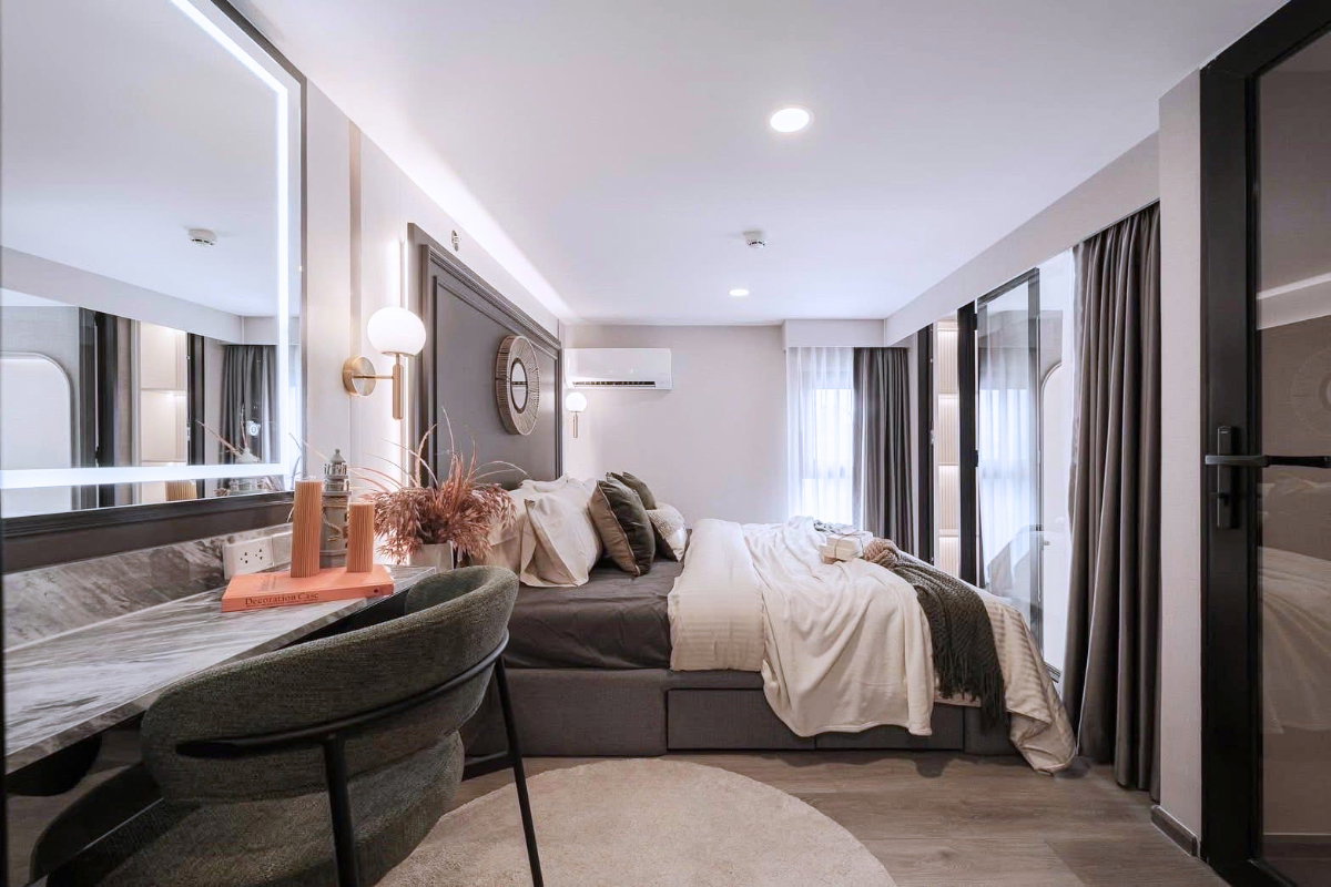 รูป 🔥 SOHO Bangkok Ratchada ห้อง 2 Bedroom ชั้น 15 ใจกลางรัชดา เพียง 50,000 บาท/เดือน พร้อมเข้าอยู่! 🏙️🚆 - รูปที่ 9/10