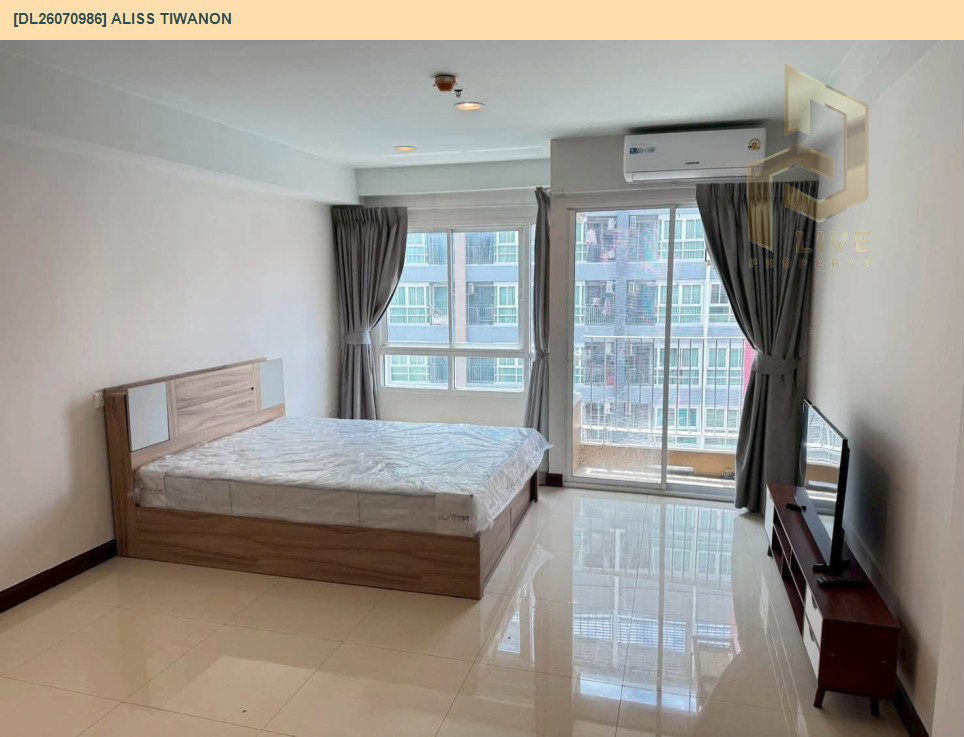รูป DL26070986 ให้เช่าคอนโด เอลิส ติวานนท์ (Aliss Tiwanon) ใกล้ - พร้อมเข้าอยู่ โทรด่วน 0614453194 LineID @952jdxxk - รูปที่ 2/13
