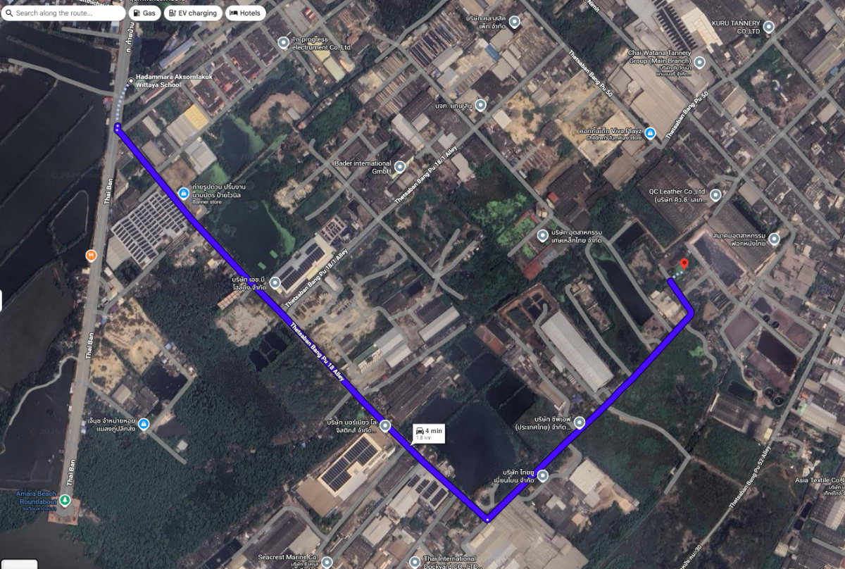 รูป ที่ดินเปล่าถมแล้ว ตำบลท้ายบ้าน อำเภอเมือง จังหวัดสมุทรปราการ - รูปที่ 1/7