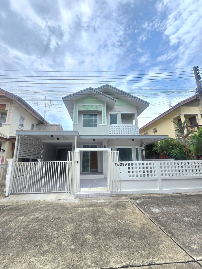 รูป บ้านแฝดรีโนเวทใหม่ ราคาถูกคุ้ม ทำเลดี หมู่บ้านฟ้าปิยรมย์ อิงนที เฟส4 ซ.1 บึงคำพร้อย ลำลูกกา ปทุมธานี - รูปที่ 1/40