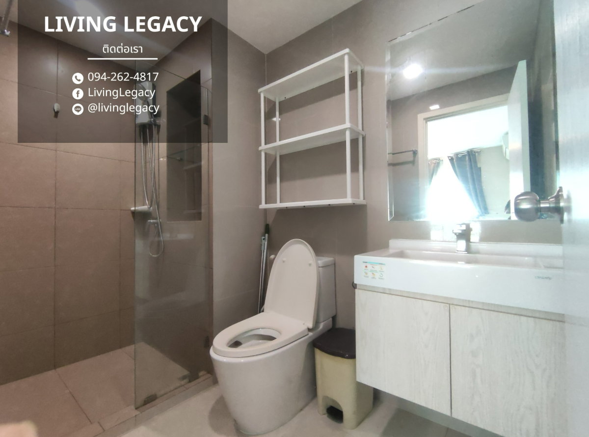 รูป SIIE97 เช่าด่วน คอนโด Rich Park @ Triple Station 29 ตร.ม. | ชั้น 6 | 1 นอน 1 น้ำ | 12,000 บาท/เดือน | LINE: @livinglegacy - รูปที่ 13/14