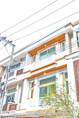 Townhouses for sale JAS green village - Kubon : CB019, Townhouse for sale 3 Br, Kaset-Nawamin.