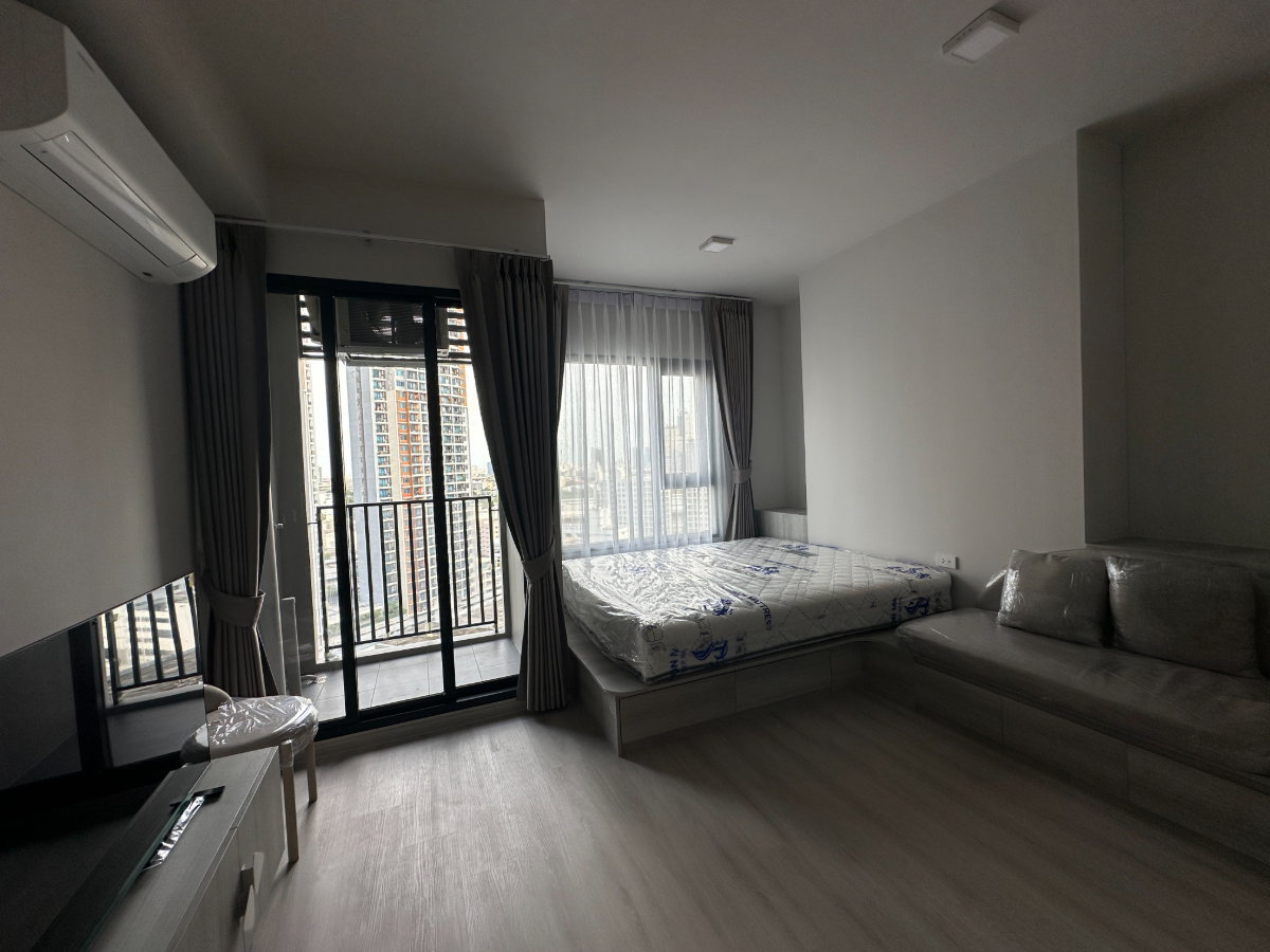 รูป 🔥 COBE Ratchada – Rama 9 | ห้องสตูดิโอ ชั้น 18 วิวเปิดโล่ง เพียง 15,000 บาท/เดือน แต่งครบ ห้องพร้อมเข้าอยู่ ✨ - รูปที่ 7/25