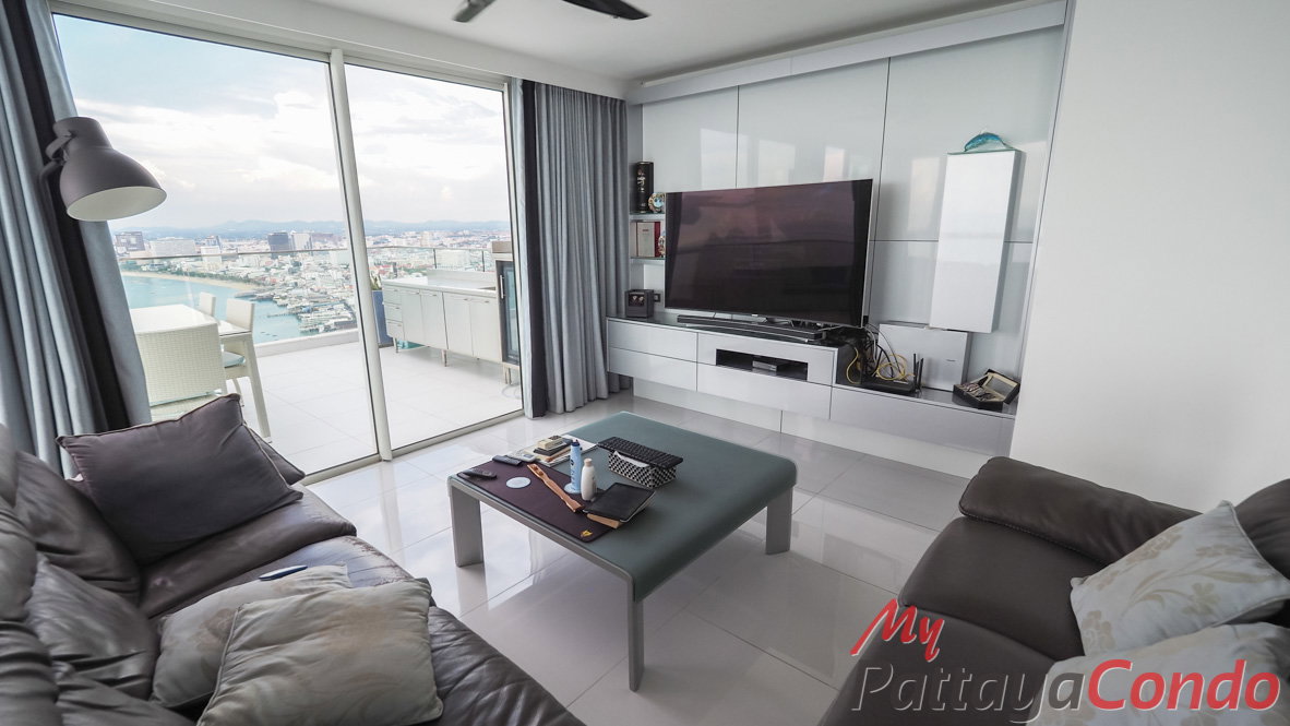 picture 🛏️ 3 Bed - 🛁 4 Bath - 🏙️ Sea View - 🌏 FOREIGN name - 🏢 Sky Residences Pattaya - Ref: AMR97 - 34/37